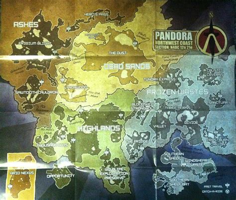 map of borderlands 2.